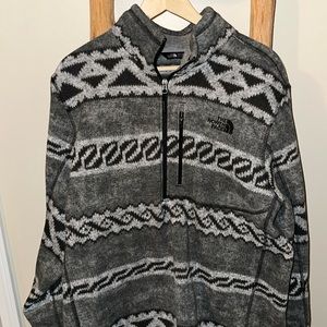 The North Face Gray and Black Patterned Jacket